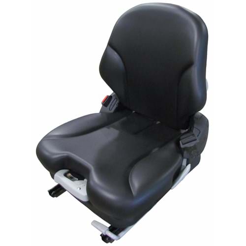 S8301450 Grammer Low Back Seat, Black Vinyl w/ Mechanical Suspension