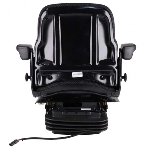 S8301697 Sears Mid Back Seat for Case IH 5100 & 5200 Series Maxxum, Asphalt Gray Fabric w/ Air Suspension & Swivel