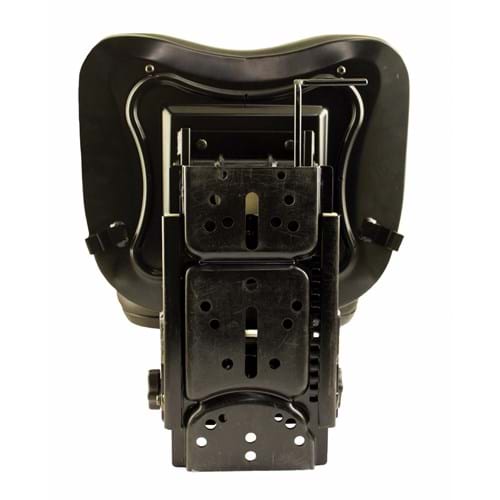 S8302162 Sears Low Back Seat, Black Vinyl w/ Mechanical Suspension