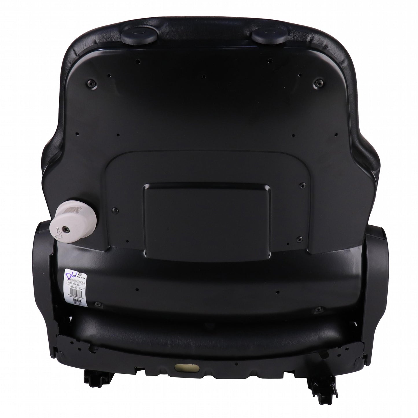 S8302297 Grammer Mid Back Seat, Black Vinyl
