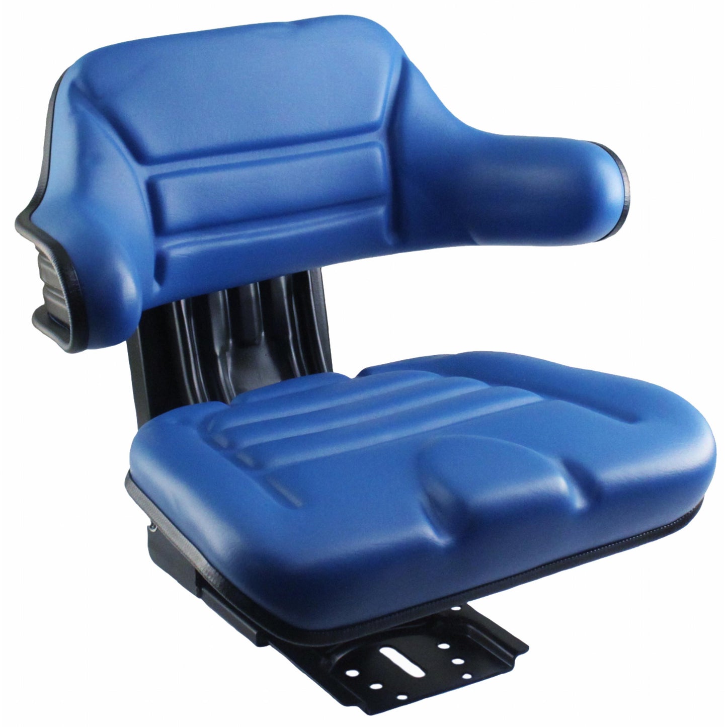 S830686 Wrap-Around Seat, Blue Vinyl w/ Mechanical Suspension