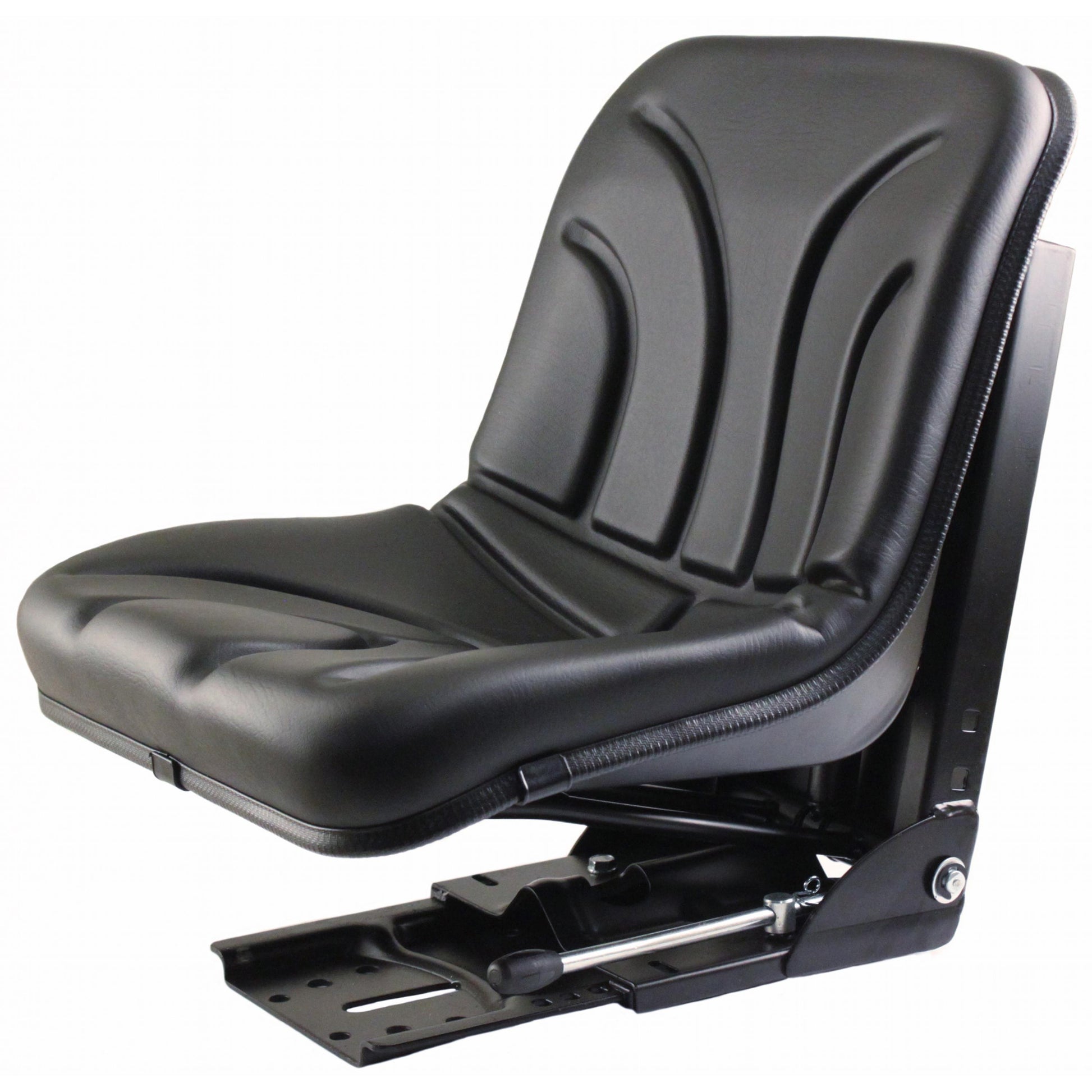 S830807 Bucket Seat, Black Vinyl w/ Mechanical Suspension