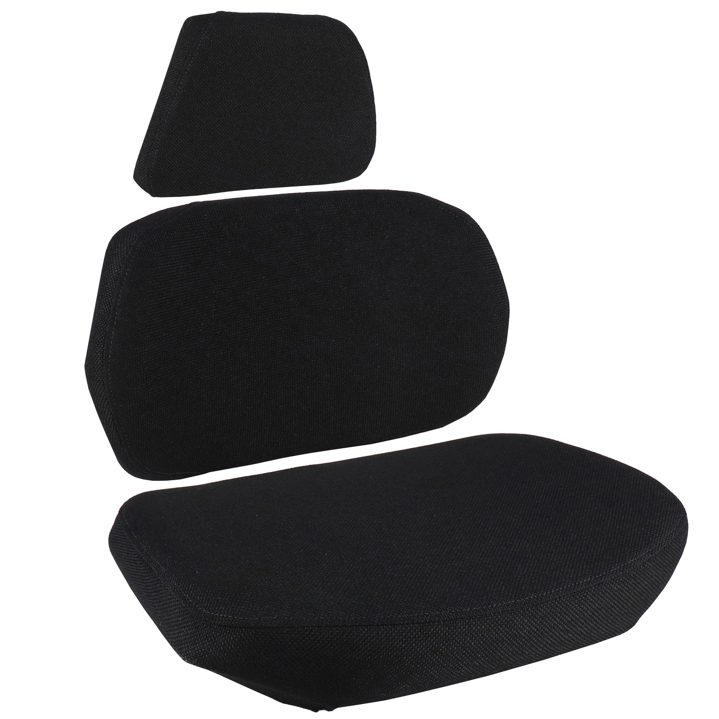 SA64493 Cushion Set, Black Fabric - (3 pc.)