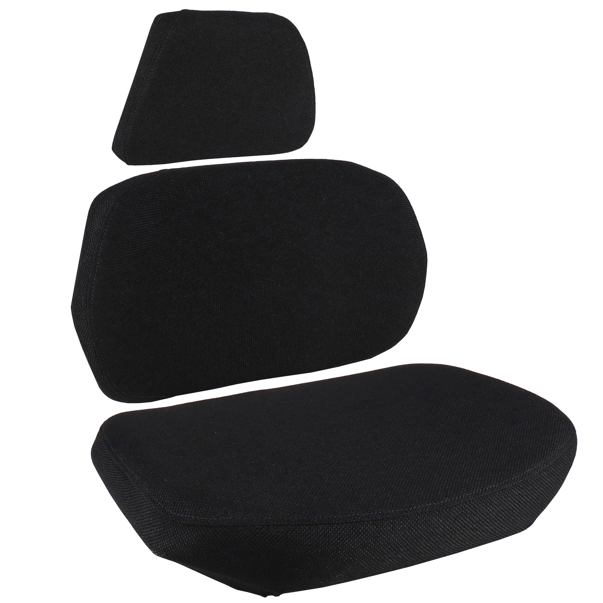 SA64493 Cushion Set, Black Fabric - (3 pc.)