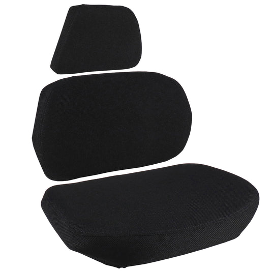 SA64493 Cushion Set, Black Fabric - (3 pc.)