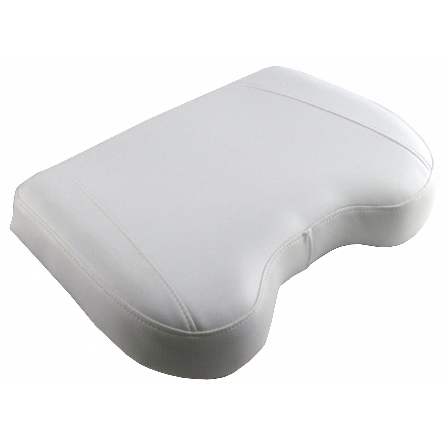 SD243515 Seat Cushion, White Vinyl, Super Deluxe Style
