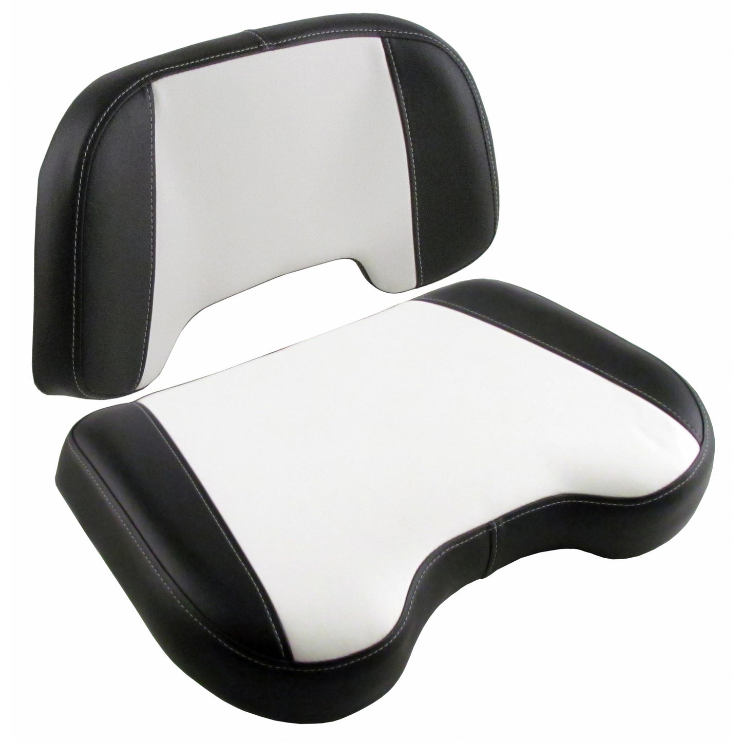 SD243740 Cushion Set, Black & White Vinyl - (2 pc.)