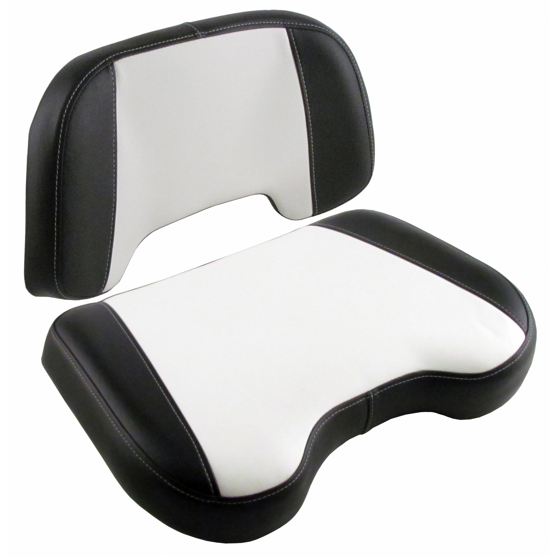SD243740 Cushion Set, Black & White Vinyl - (2 pc.)