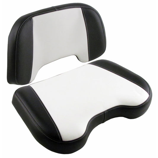 SD243740 Cushion Set, Black & White Vinyl - (2 pc.)