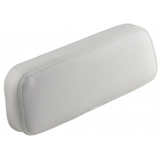 SD256765 Upper Back Cushion, White Vinyl, Super Deluxe Style