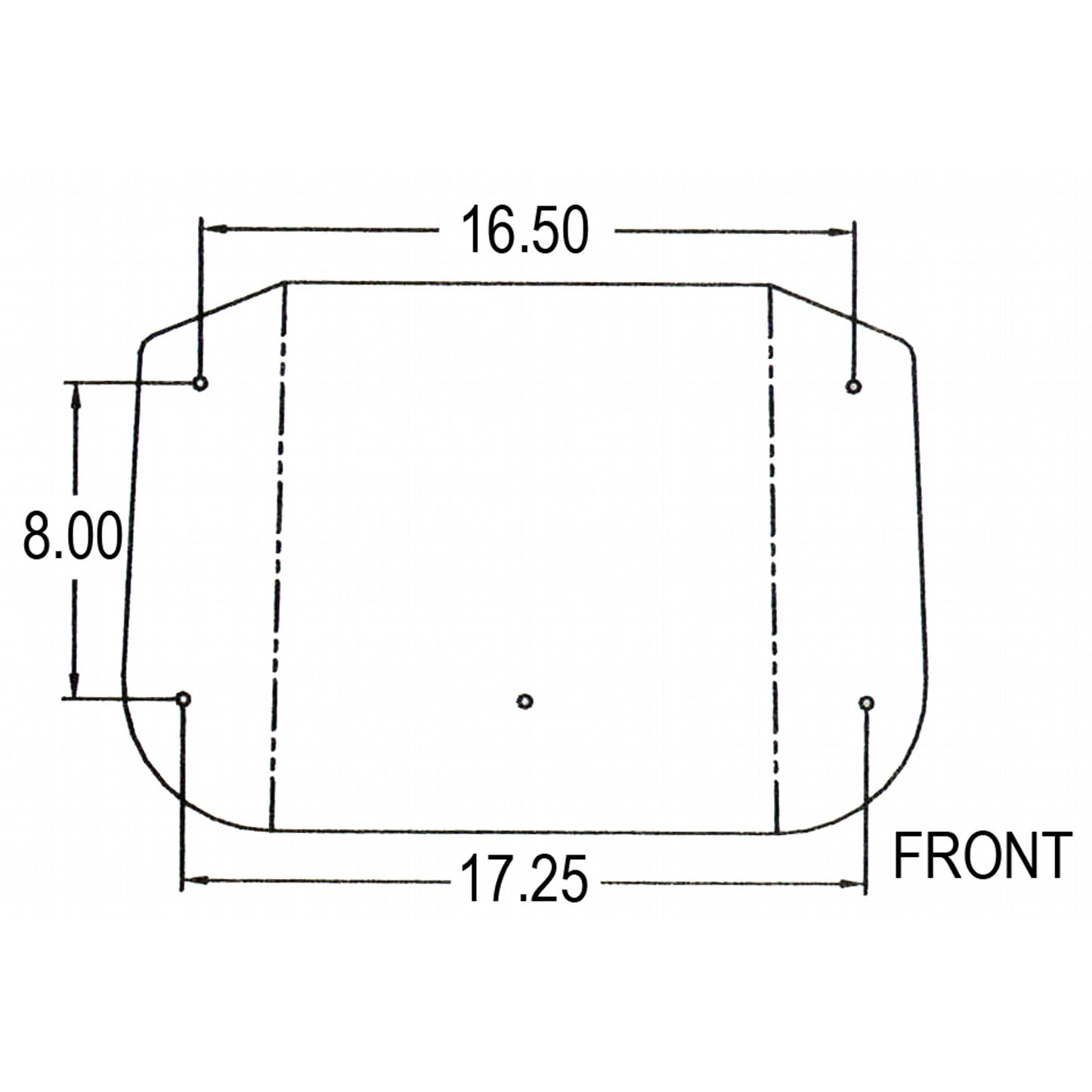 SD269927 Cushion Set, Black Vinyl - (2 pc.)