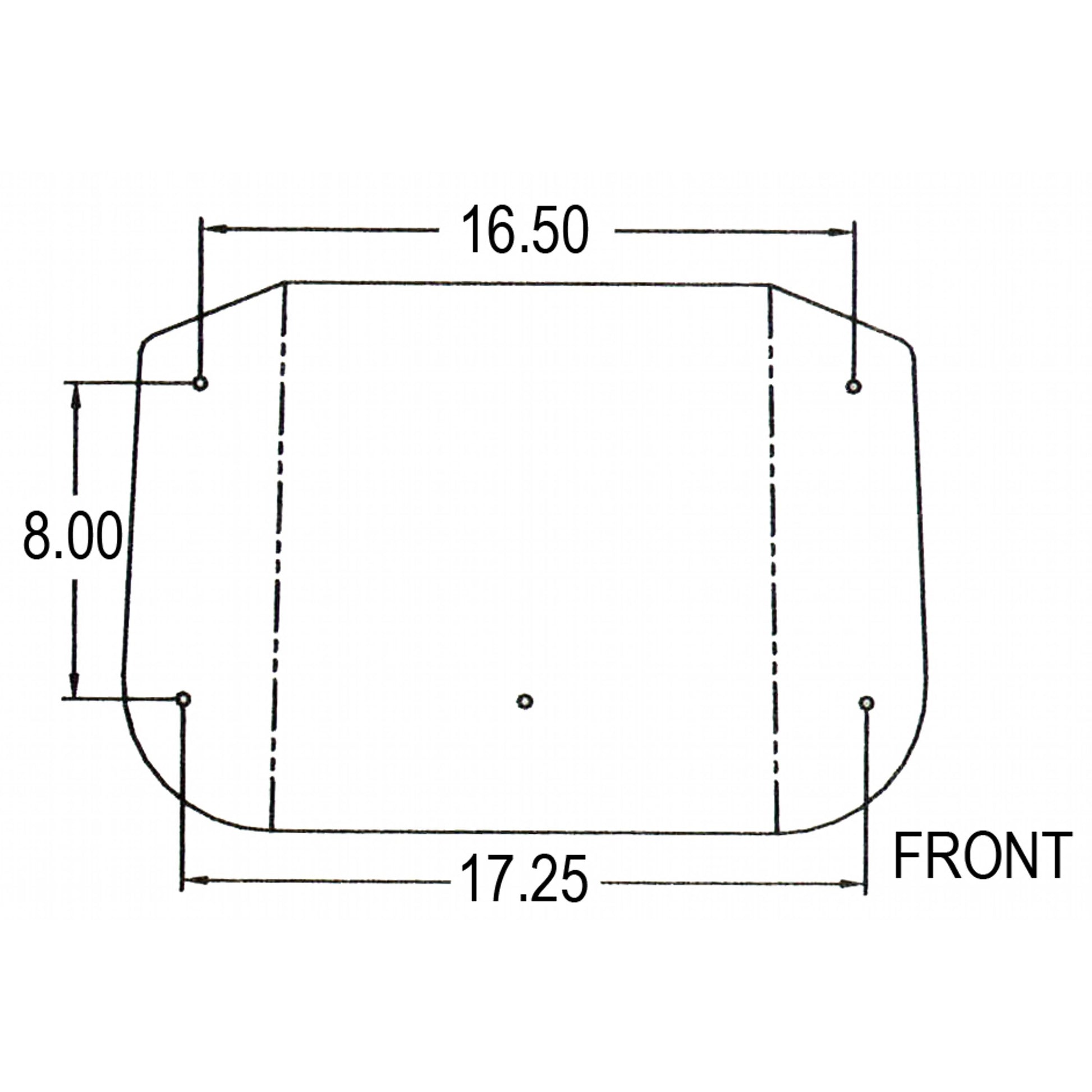 SD269927 Cushion Set, Black Vinyl - (2 pc.)