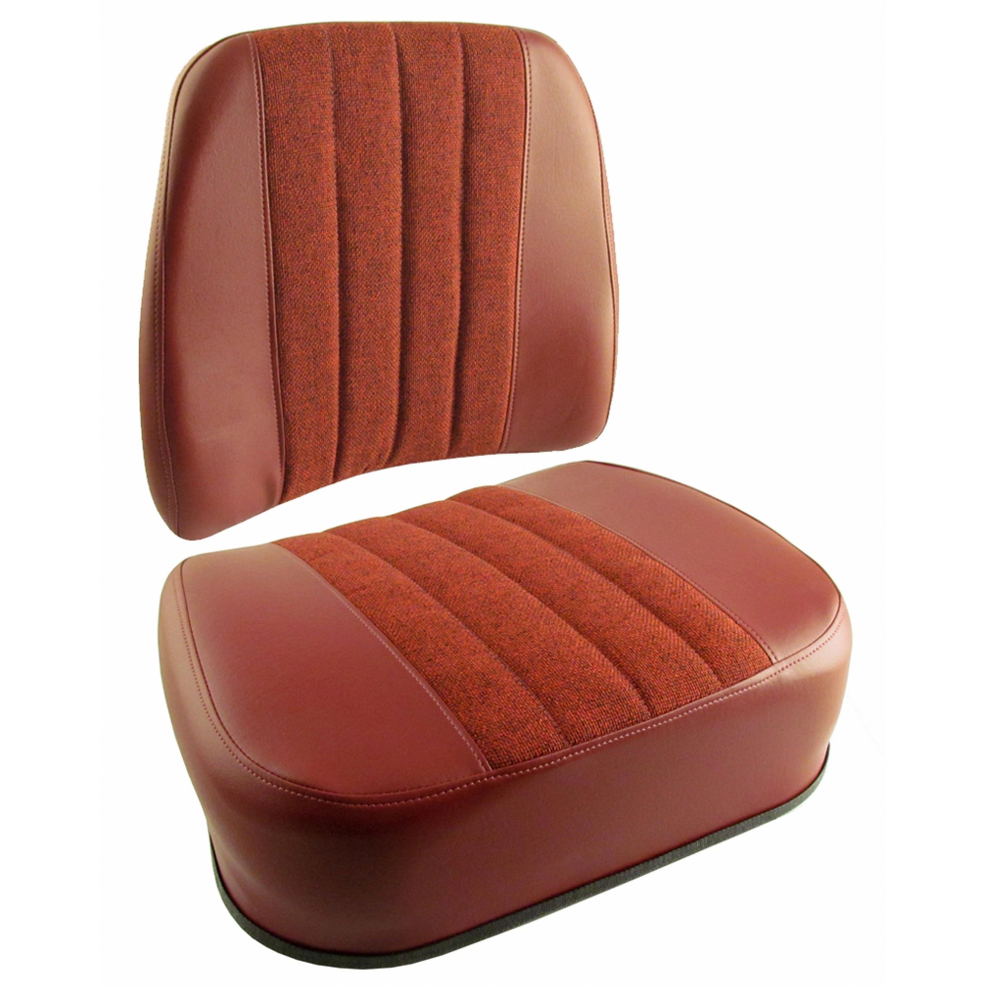 SM30589 Cushion Set, Red Fabric & Vinyl - (2 pc.)