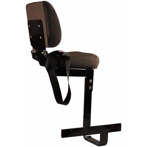 SR830513 Side Kick Seat for John Deere 8000, 8010, 8020 Series, Dark Brown Fabric