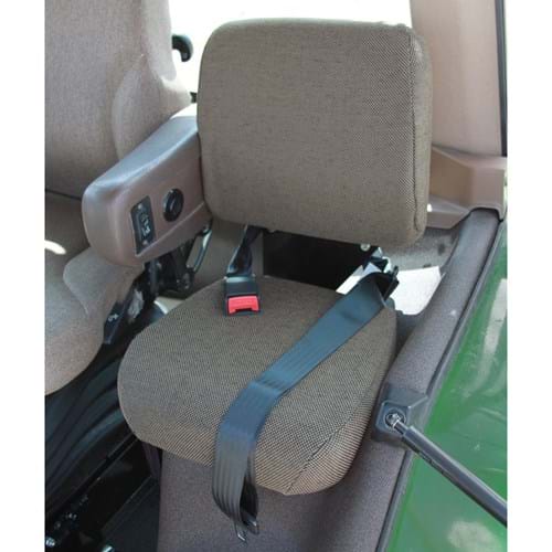 SR830513 Side Kick Seat for John Deere 8000, 8010, 8020 Series, Dark Brown Fabric