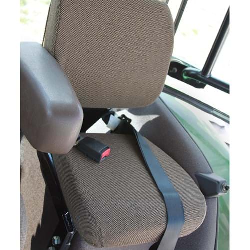 SR830513 Side Kick Seat for John Deere 8000, 8010, 8020 Series, Dark Brown Fabric