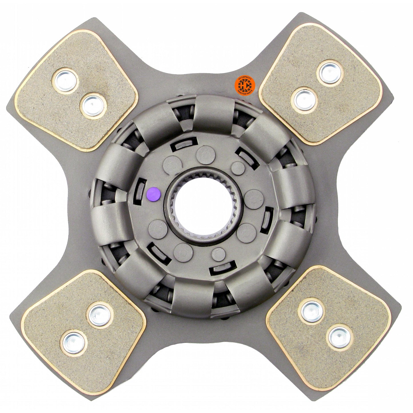 W165356 HD4 12" Transmission Disc, 4 Pad, w/ 1-3/4" 27 Spline Hub - Reman