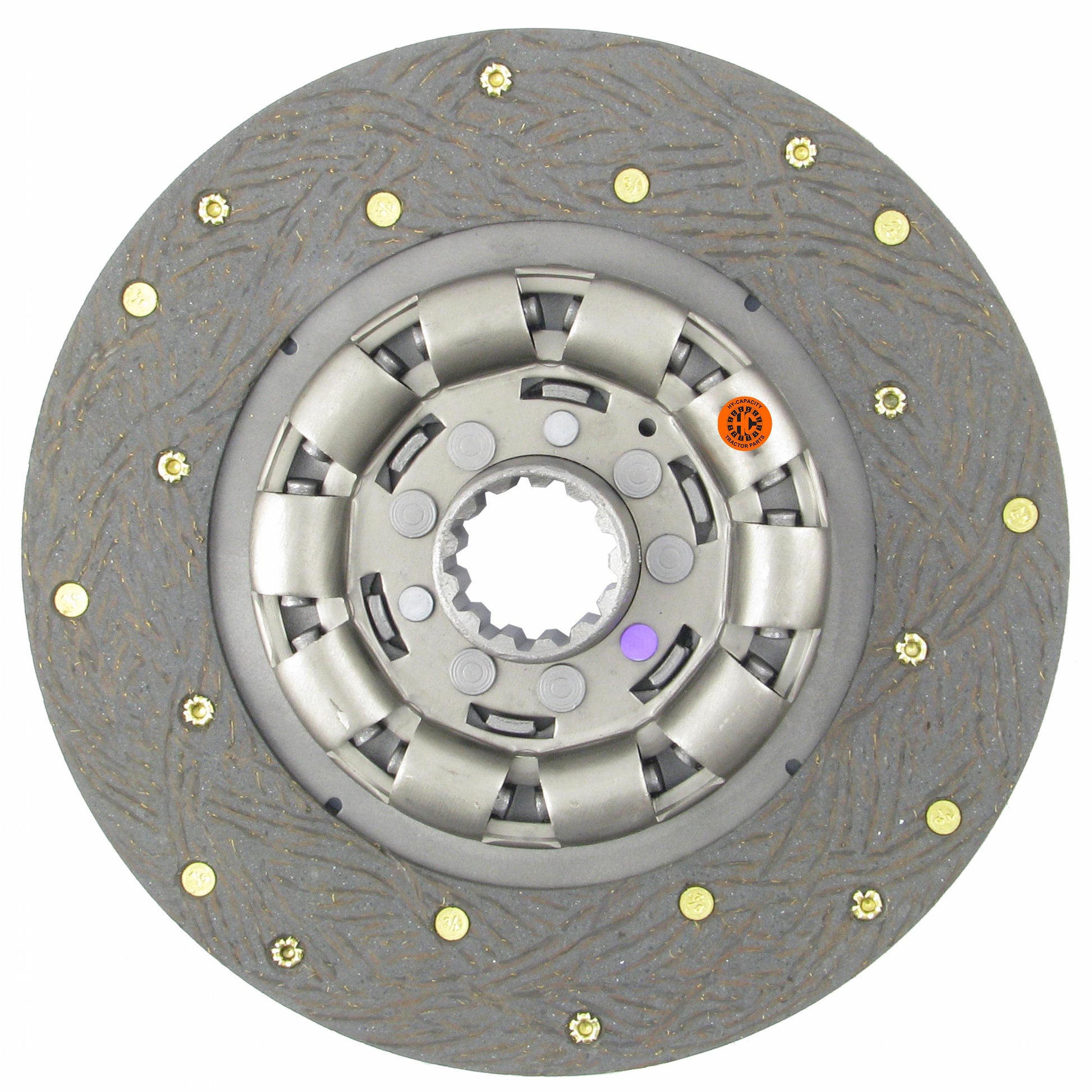 W18593 11" Transmission Disc, Woven, w/ 1-3/4" 13 Spline Hub - Reman