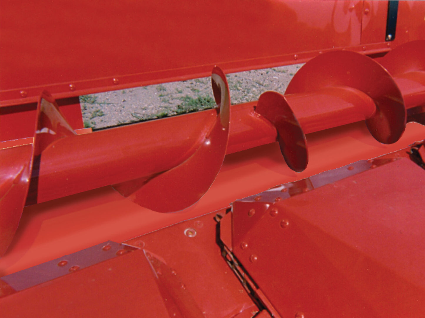 83864 Corn Head Auger Liner Kit for Case IH 2600, 42000, 4400 – 16 Row Kit – Red