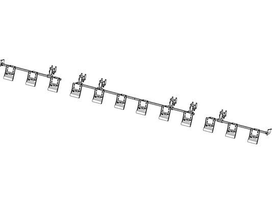 84870 12 Row Folding – G4 Stalk Stomper Kit W/ Toolbar for John Deere 600/700 Series