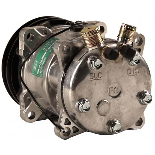 88010106A Sanden SD508 Compressor, w/ 2 Groove Clutch - New