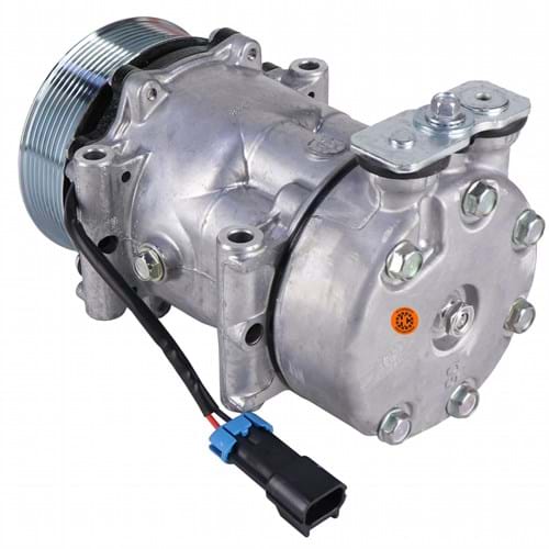 8804042 Genuine Sanden SD7H15 Compressor, w/ 8 Groove Clutch - New