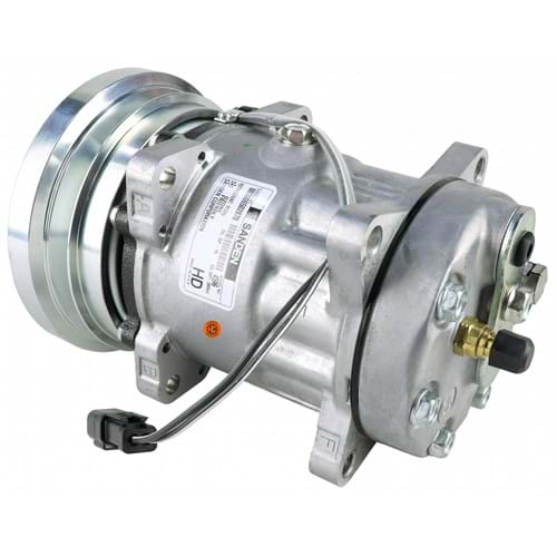 8804608 Genuine Sanden SD7H15SHD Compressor, w/ 1 Groove Clutch - New
