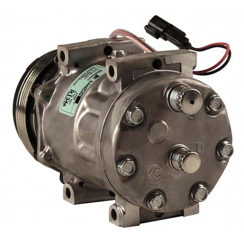 8808279 Genuine Sanden SD7H15 Compressor, w/ 4 Groove Clutch - New
