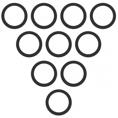 8811100610 Quick Coupler O-Ring, #8, (Pkg. of 10)
