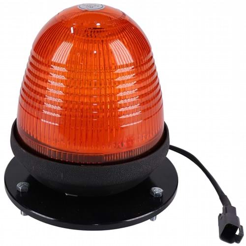 HA84337824 Rotating & Strobe Amber LED Warning Beacon, 12W, 600 Lumens