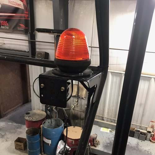 HA84337824 Rotating & Strobe Amber LED Warning Beacon, 12W, 600 Lumens