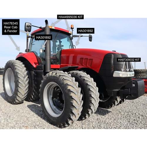 HA87309031 KIT Hi-Lo Beam LED Headlight Kit for Case IH & Steiger Tractors, 7200 Lumens