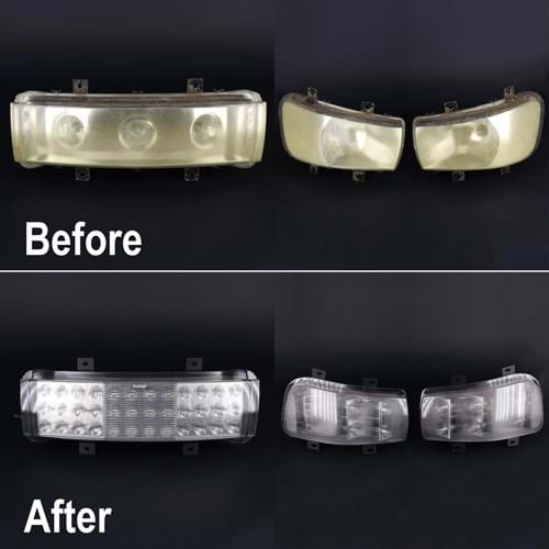 HA87309032 KIT CREE LED Hi-Lo & Flood Beam Light Kit, 7200/14400 Lumens