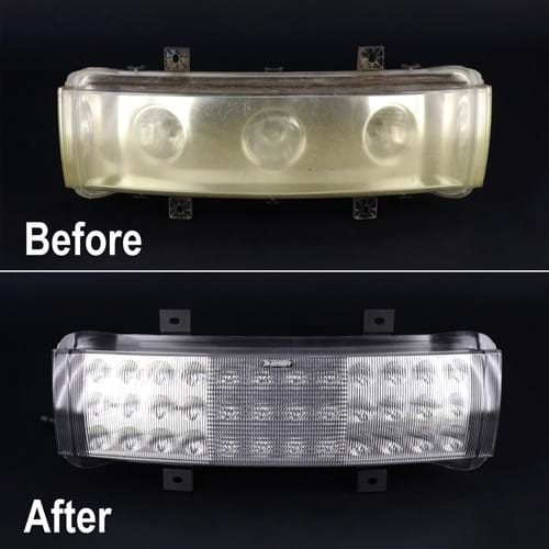 HA87455676 LED Flood Beam Center Headlight, 14400 Lumens