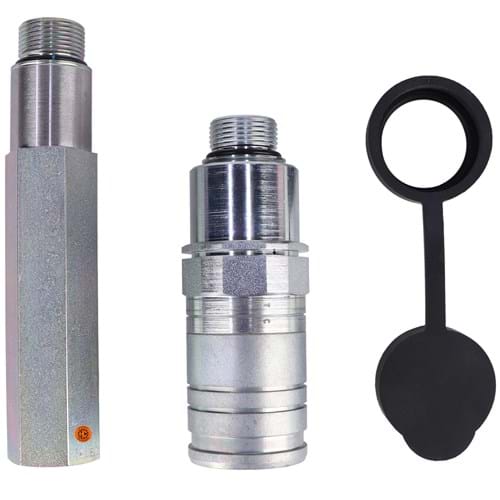 HR114664 Parker Rigid Mount Hydraulic Coupler Kit for John Deere Tractors, Genuine OEM Style