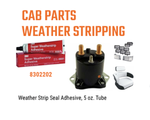Cab Parts Weatherstrip & Sealing