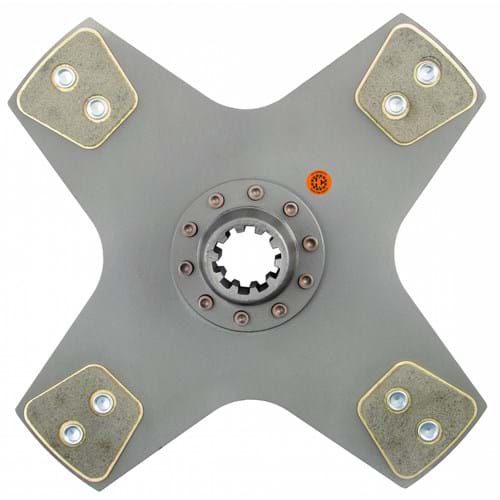 8301280 13" Transmission Disc, 4 Pad, w/ 1-3/4" 10 Spline Hub - Reman