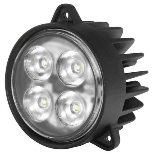 8302212 3-1/4" Round LED Flood Beam Grille Light for Case IH Mangum Tractors, 3200 Lumens