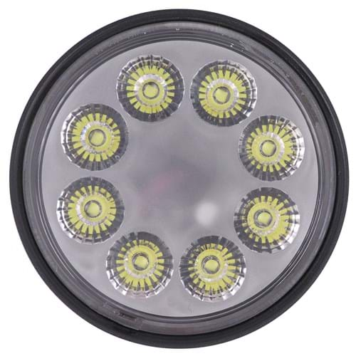 8302258 4" Round LED Flood Beam Grille Light for John Deere R Series Tractors, 3200 Lumens