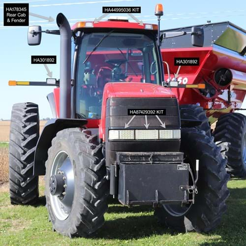 8302262 Complete LED Light Kit for Case IH MX Series Tractors