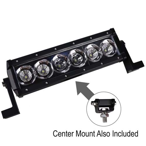 8302307 10-1/2" Flood Beam LED Light Bar, 4800 Lumens