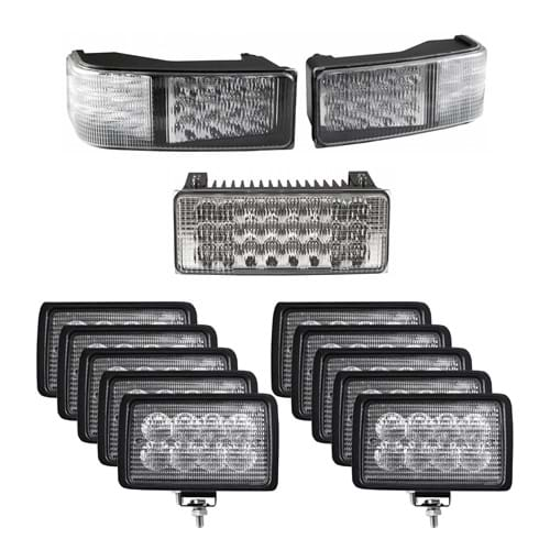 8302326 Complete LED Flood Beam Light Kit for Case IH STX Tractors - (Pkg. of 13)