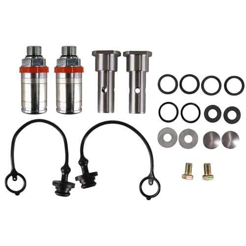 8302335 Faster Hydraulic Coupler Kit for John Deere 20, 30, 40 Series, Push-Pull Coupler, Genuine OEM Style