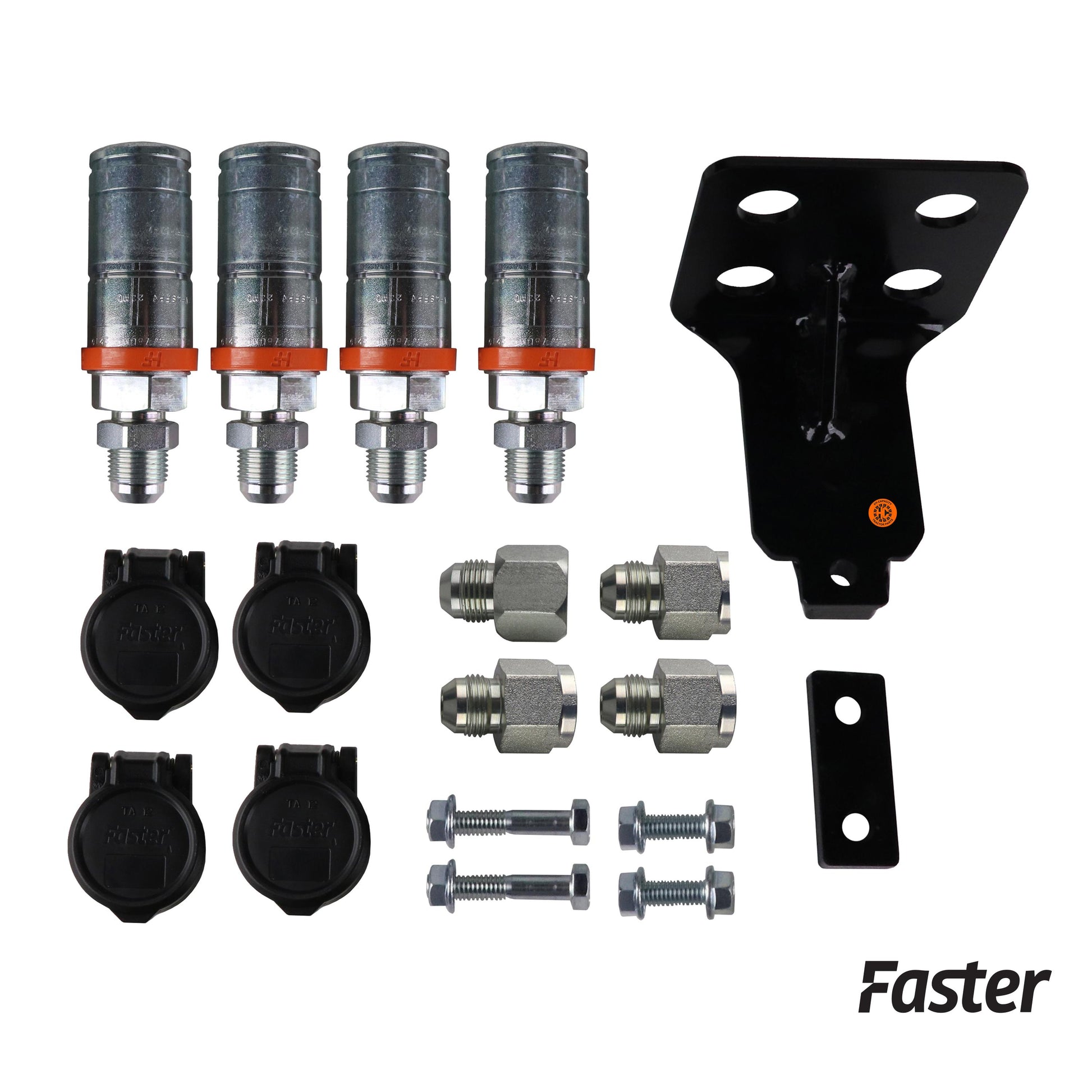 8302343 Faster Hydraulic Breakaway Coupler Kit, Female