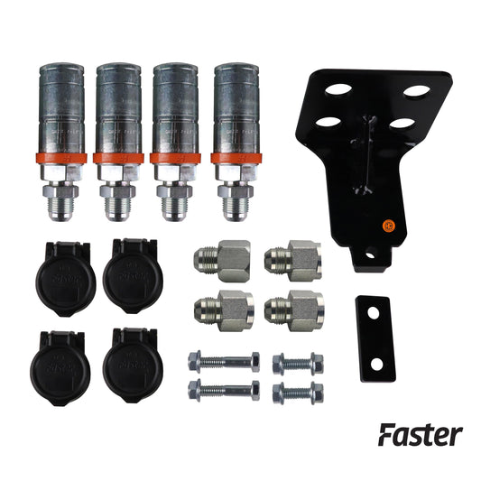 8302343 Faster Hydraulic Breakaway Coupler Kit, Female