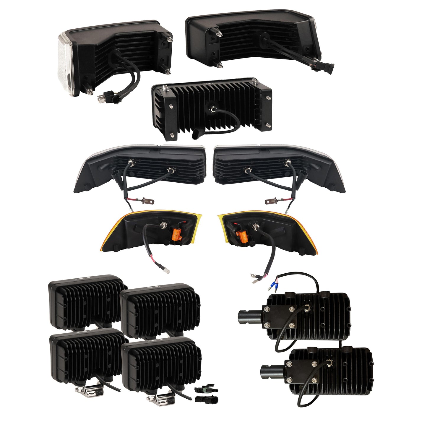 8302355 Complete LED Light Kit for Case IH MX Series Tractors w/ Horizontal Mid-Body Light