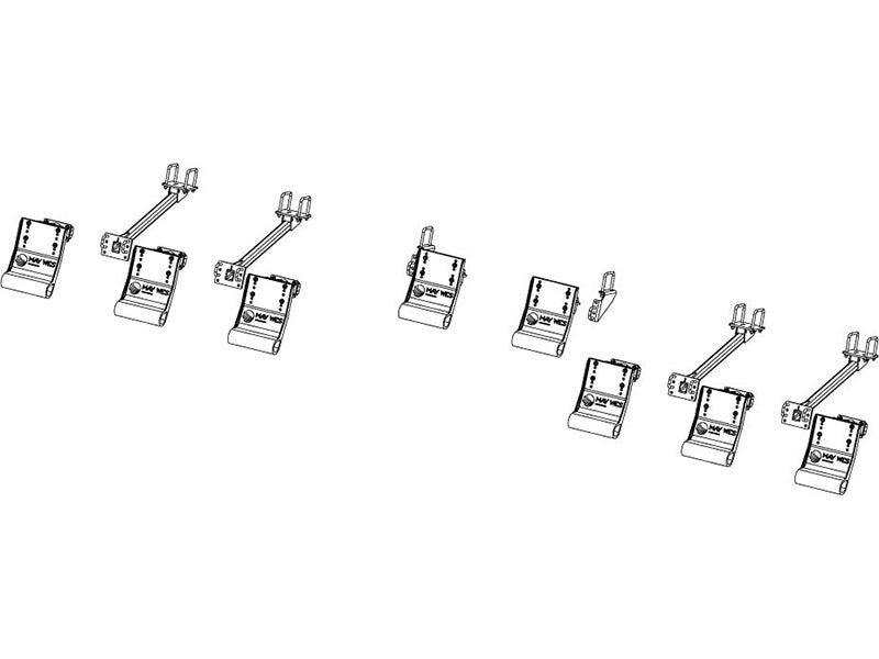 84933 8 ROW – CASE IH 2200/2400/3200/3400 SERIES/8 & 12 ROW HEAD G4 STALK STOMPER KIT W/O TOOLBAR