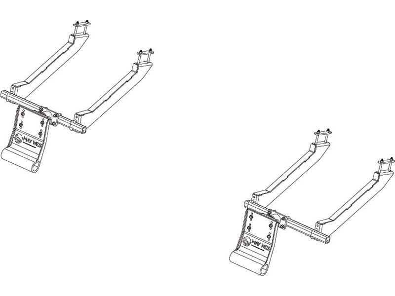 84985 2 Row G4 Stalk Stomper Kit w/ Toolbar – for Case IH 900 / 1000 Series – 8 Row Head