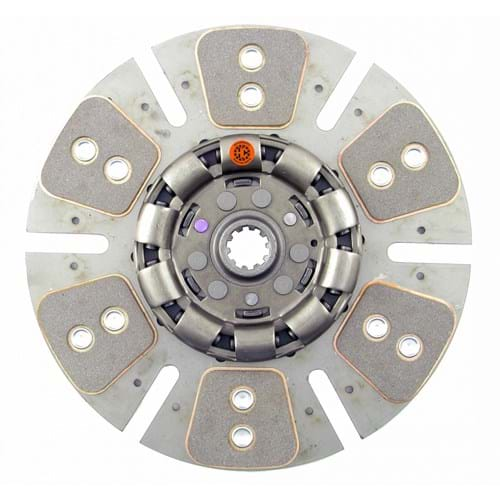 85026 HD6 12" Transmission Disc, 6 Pad, w/ 1-1/8" 10 Spline Hub - New