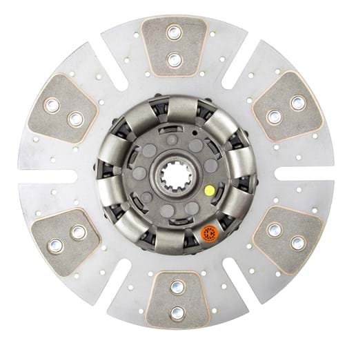 85026 12" Transmission Disc, 6 Pad, w/ 1-1/8" 10 Spline Hub - New